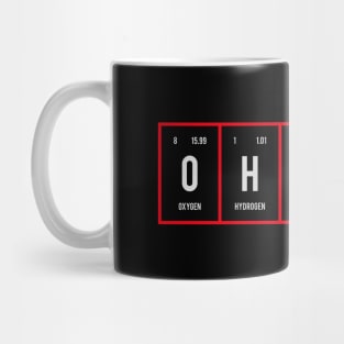 Oh Crap - Periodic Table of Elements Mug